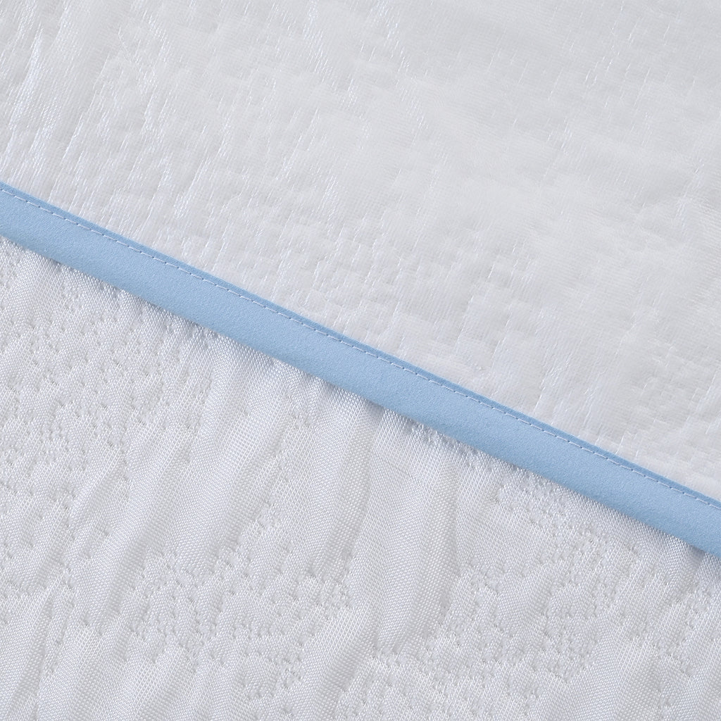Luxury Cooling Jaquard Waterproof Mattress Protector - With Anchor Band Fit (Machine Washable) - Size Super King_8047193_5