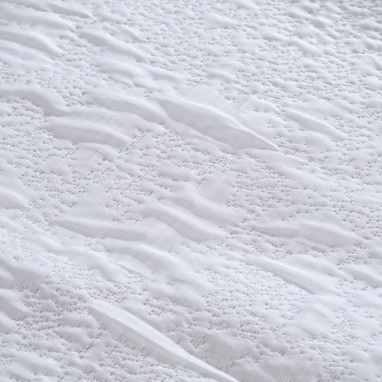 Homesmart Cooling Jacquard Waterproof Mattress Protector with Anchor Band Fit (200x180cm) - White V32521787 9