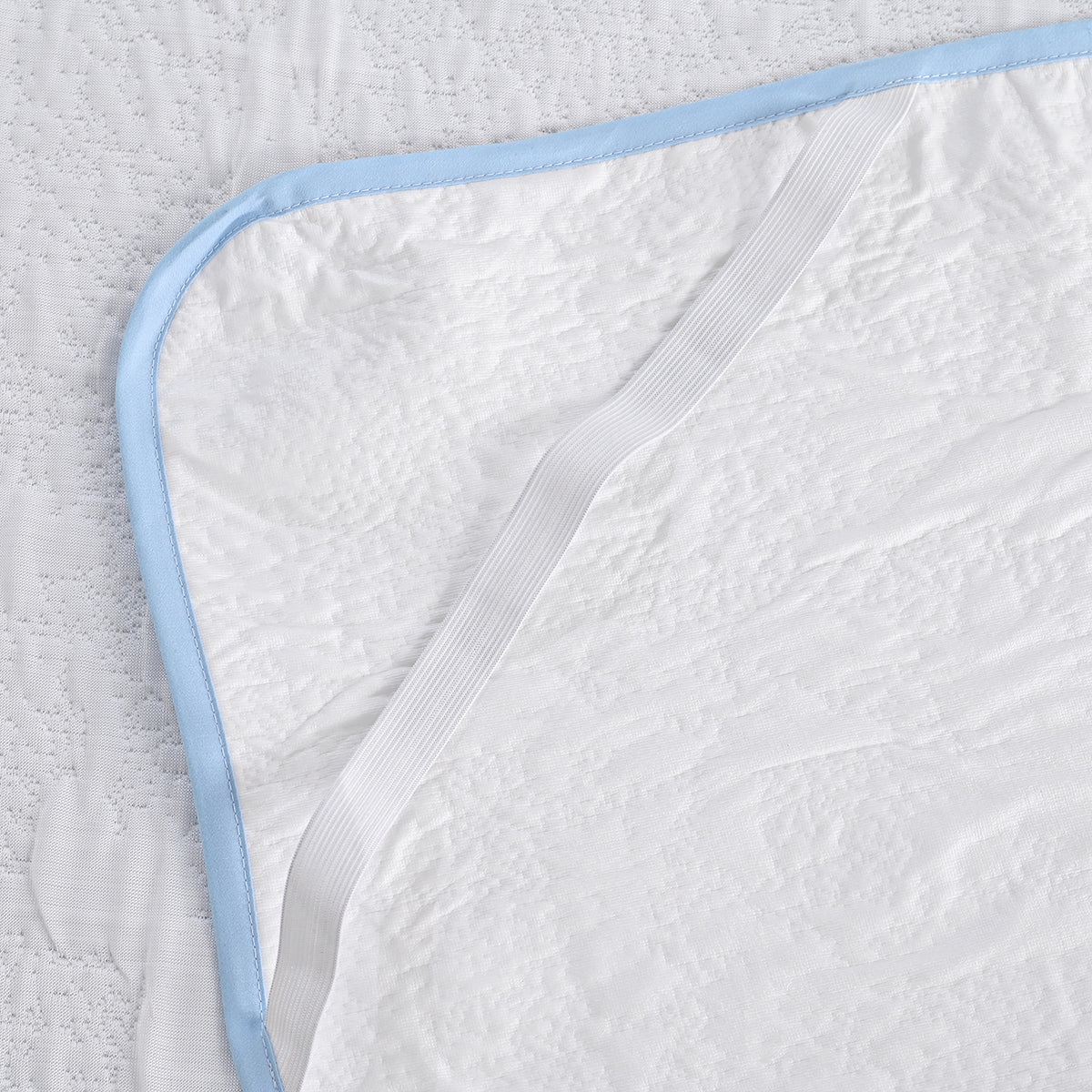 Cooling Jacquard Waterproof Mattress Protector (Size - 90x190cm) - White V32575882 5