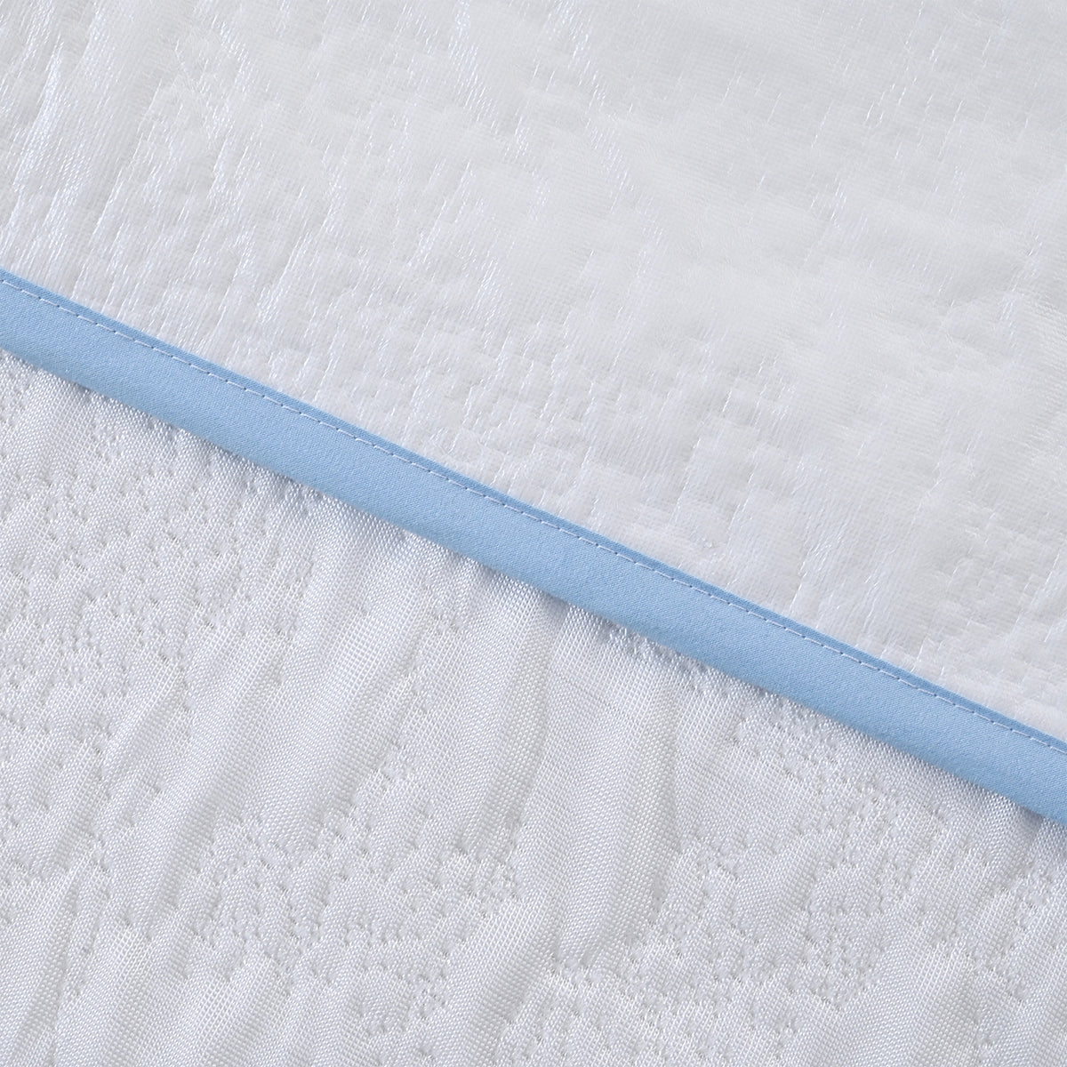Cooling Jacquard Waterproof Mattress Protector (Size - 90x190cm) - White V32575882 6