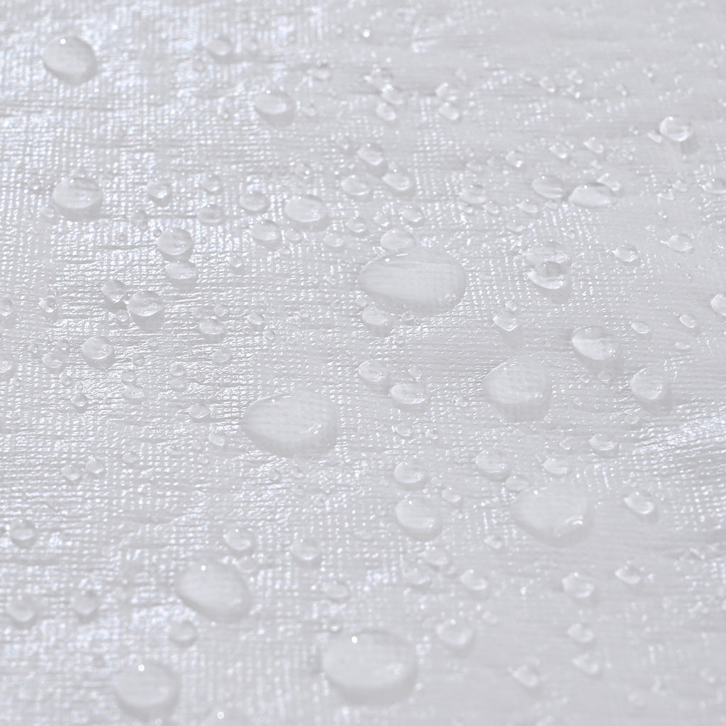 Cooling Jacquard Waterproof Mattress Protector (Size - 90x190cm) - White_8047209_6