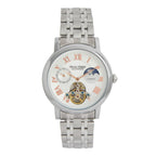 Thomas Tompion Automatic Movt. 3ATM Water Resistance Silver Dial Mens Watch with Silver Colour Stainless Steel Strap_8047951