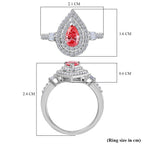 Luxuriant 950 Platinum SGL Certified (VS/GH) Lab Grown Pink Diamond Halo Ring 1.02 Ct, Platinum Wt. 5.30 Gms._8048166_5
