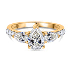 Luxuriant 18K Yellow Gold SGL Certified (VS/EF) Lab Grown Diamond Ring 2.00 Ct.Gold Wt 3.01 Gms_8049513
