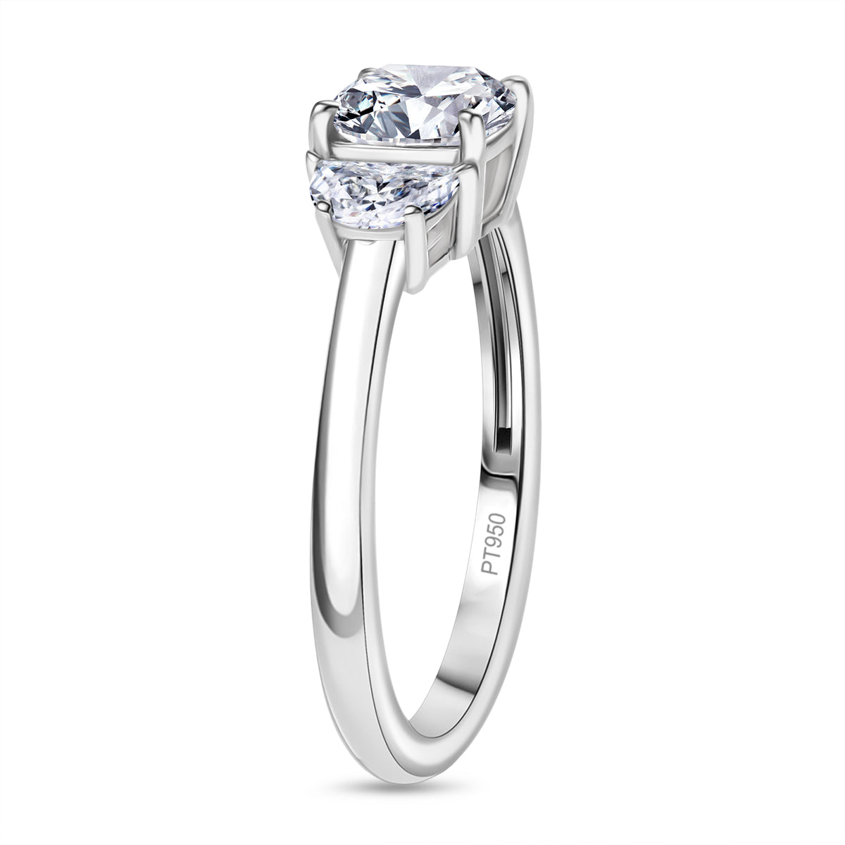 LUXURIANT 950 Platinum SGL Certified  Lab Grown Diamond Ring 1.54 Ct. 8051637 4