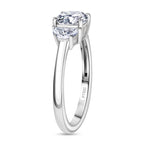 Luxuriant 950 Platinum SGL Certified (VS-EF) Lab Grown Diamond Solitaire Ring 1.54 Ct.  4,00 gram