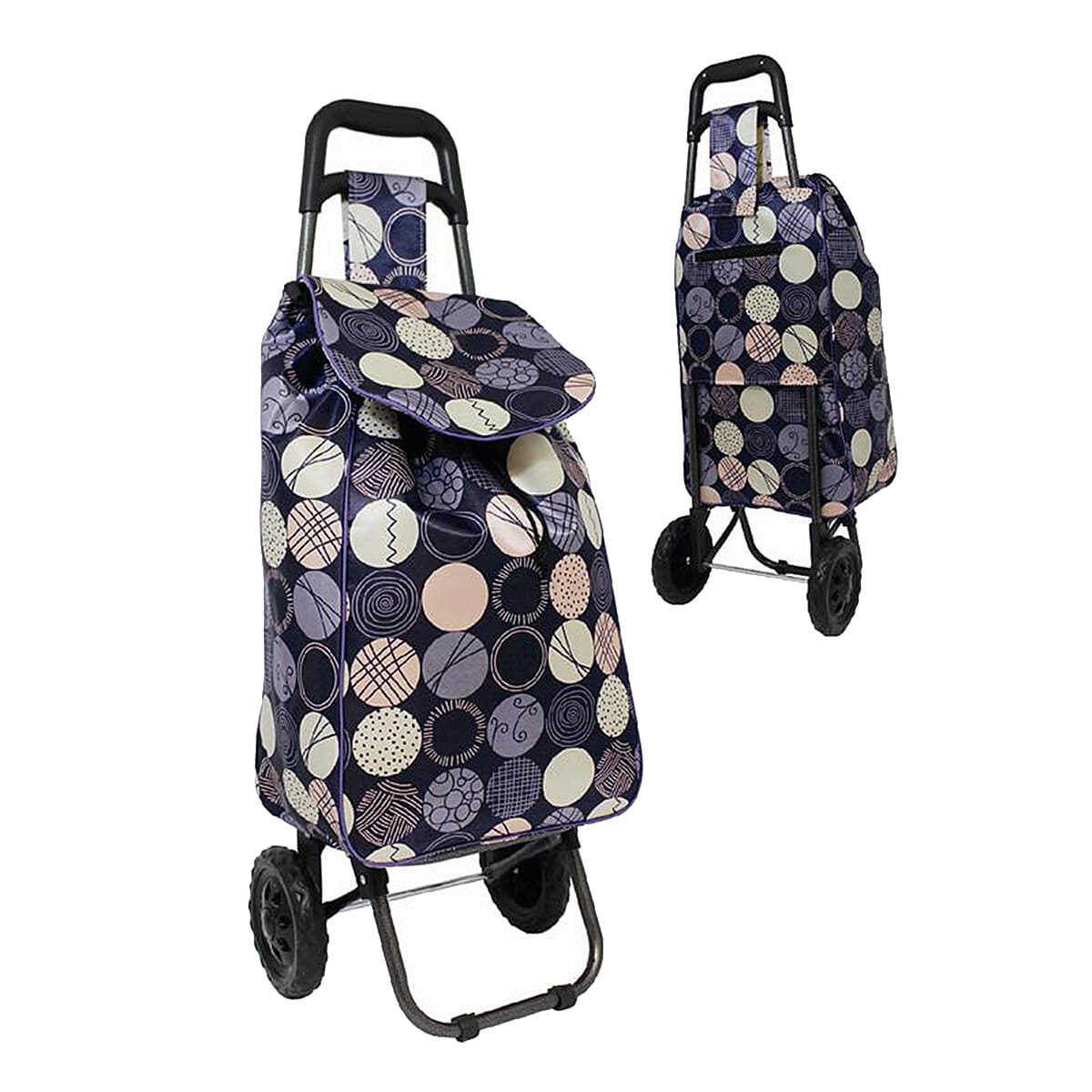 W Brown Spot Shopping Trolley - Polka Dots 8052046 0