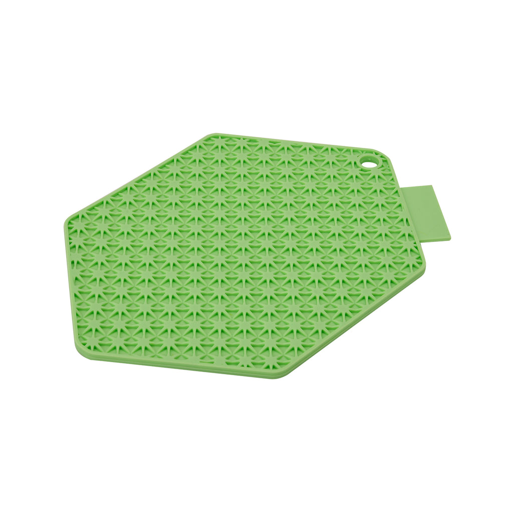 Set Of 4 Silicone Pan Stands - Green_8052306_3