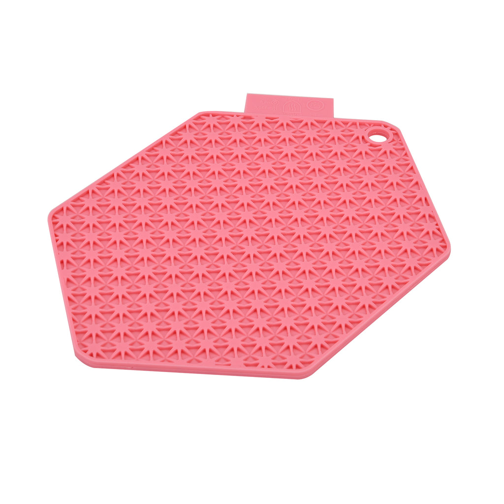 Set Of 4 Silicone Pan Stands - Pink_8052307_2