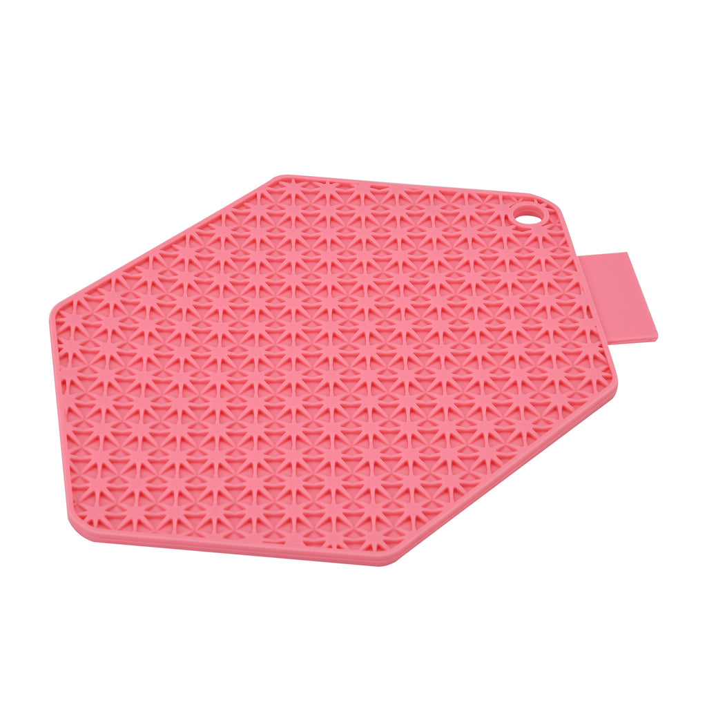 Set Of 4 Silicone Pan Stands - Pink_8052307_3