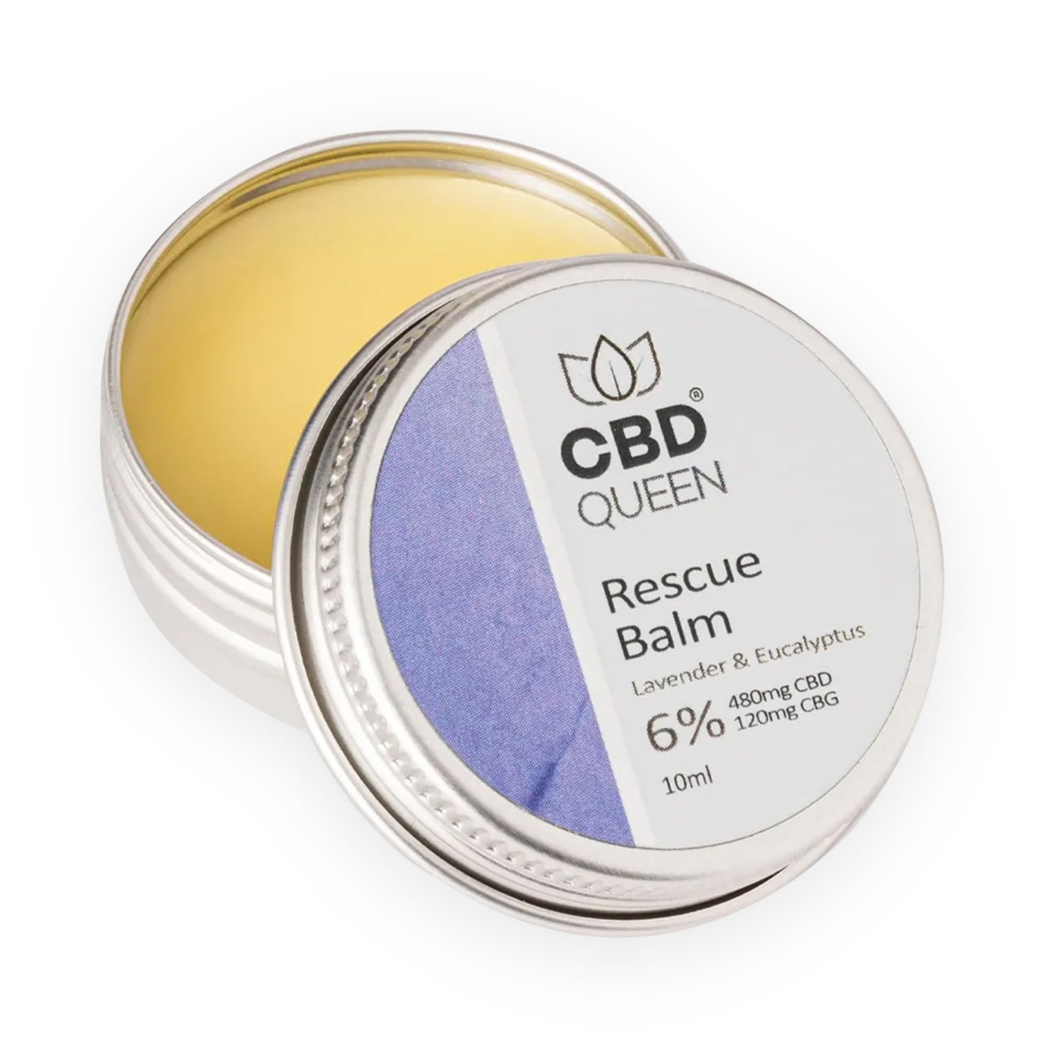 CBD Queen- Rescue Balm 6% Super Strength - Lavender &amp; Eucalyptus 8053092 0