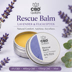 CBD Queen: Rescue Balm 6% Super Strength - Lavender & Eucalyptus_8053092_1