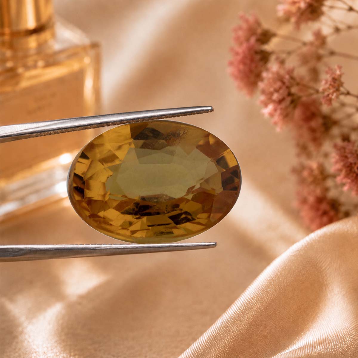 AAA Yellow Sapphire Oval Shape Gemstone 1.13 Ct. 8054748 2