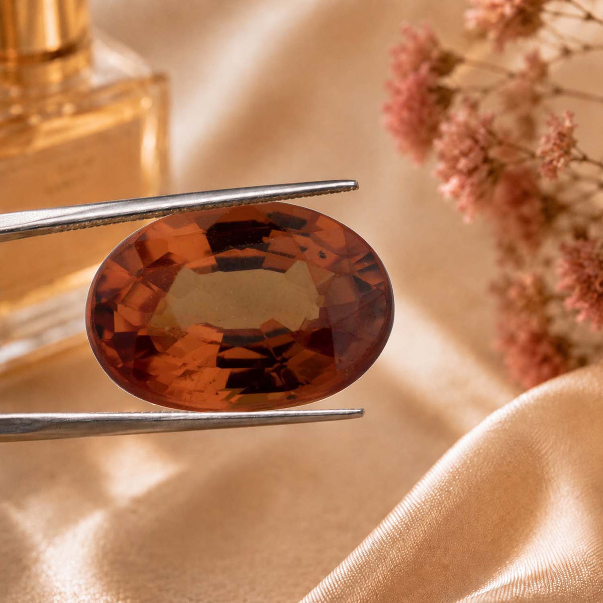 AAA Orange Sapphire Oval Shape Gemstone 1.18 Ct. 8054749 2