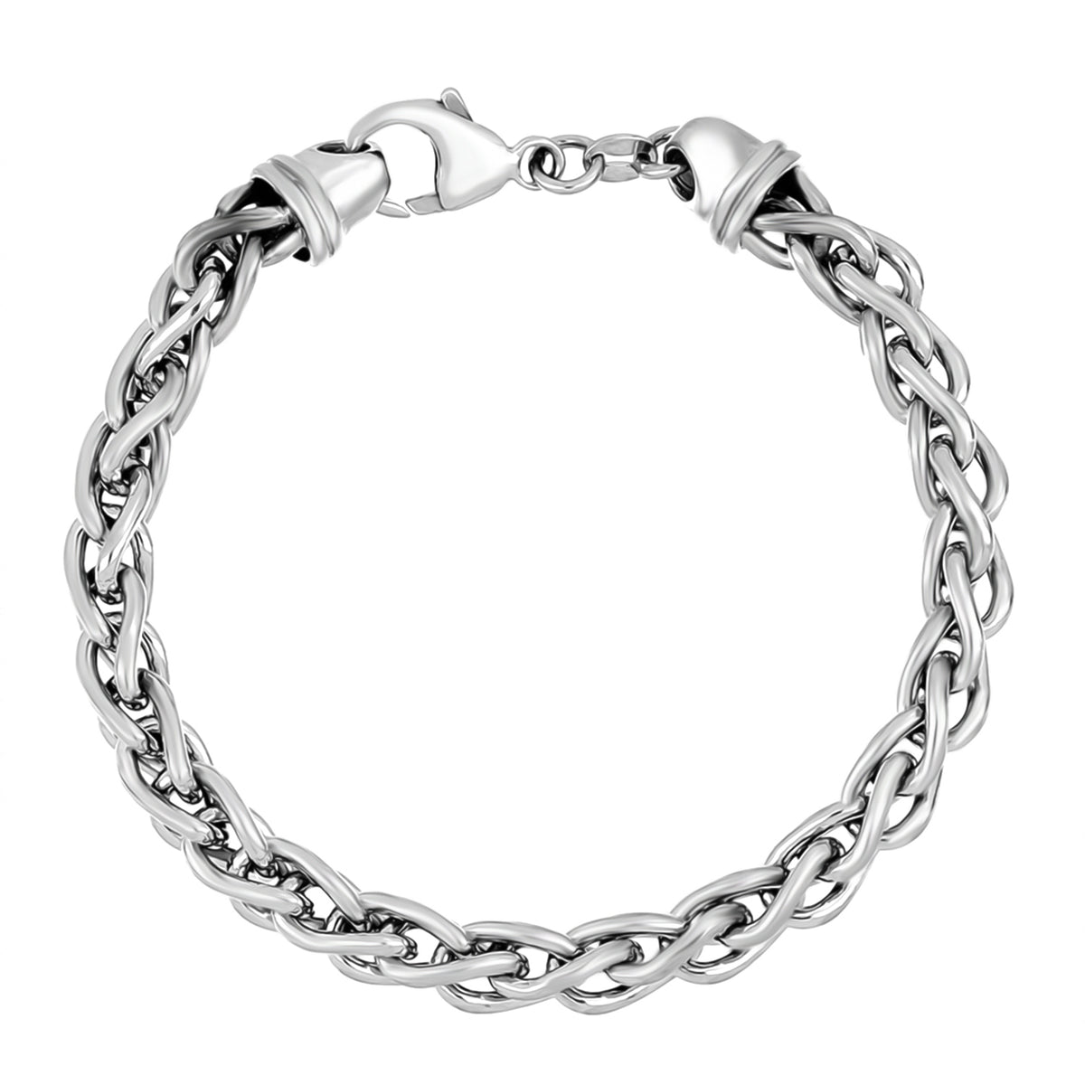 La Bella Fine Italian Jewellery - Handmade Sterling Silver Bracelet (Size 7.5) with Lobster Clasp, SIlver Wt. 14.42 Gms. 8055732 0