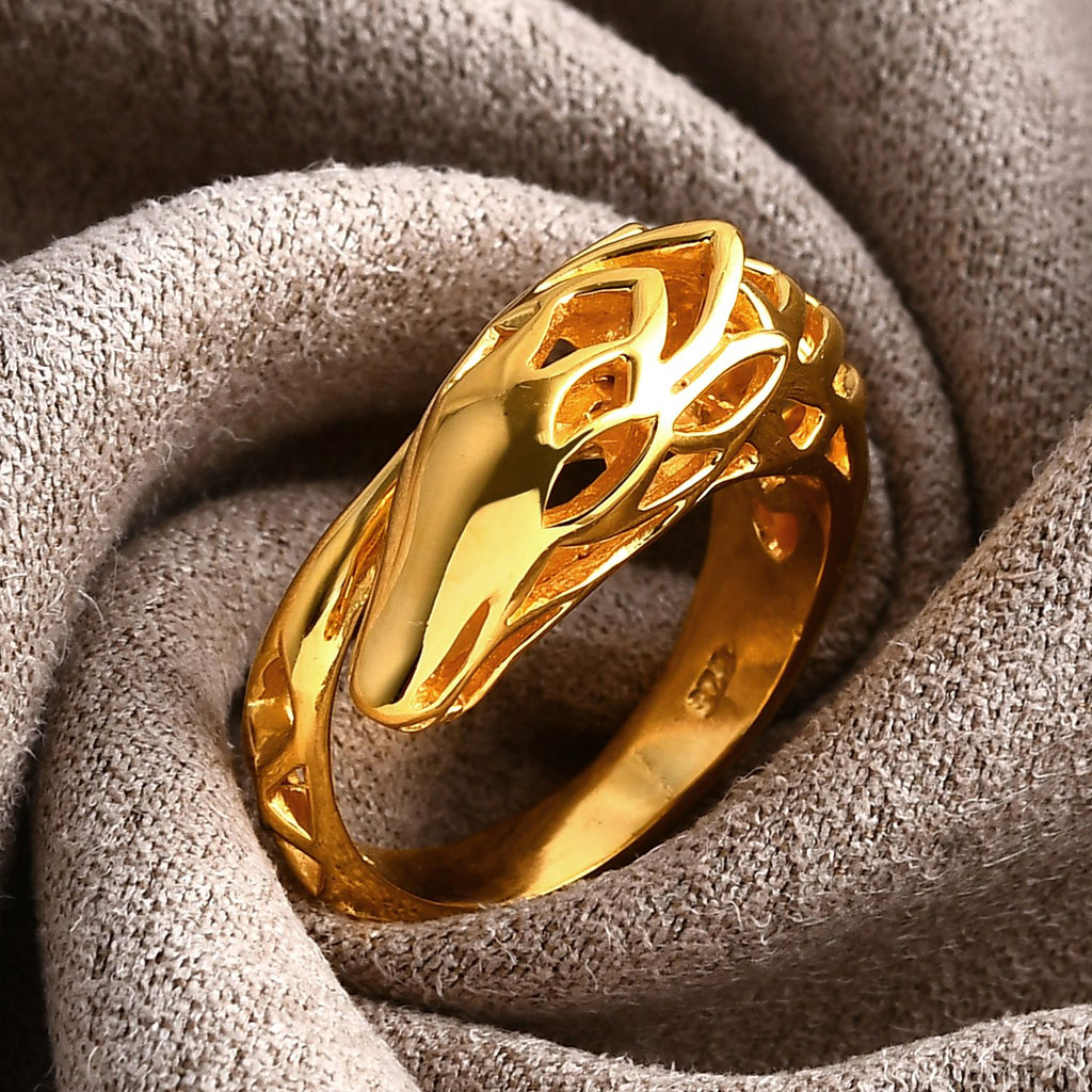 Royal Bali Collection - 22K Vermeil Yellow Gold Plated Sterling Silver Dragon Ring_8055893_1