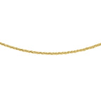 9K Yellow Gold Spiga Necklace (Size 16) with Lobster Clasp_8055952
