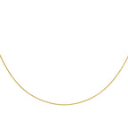 9K Yellow Gold Spiga Necklace (Size 16) with Lobster Clasp_8055952_2
