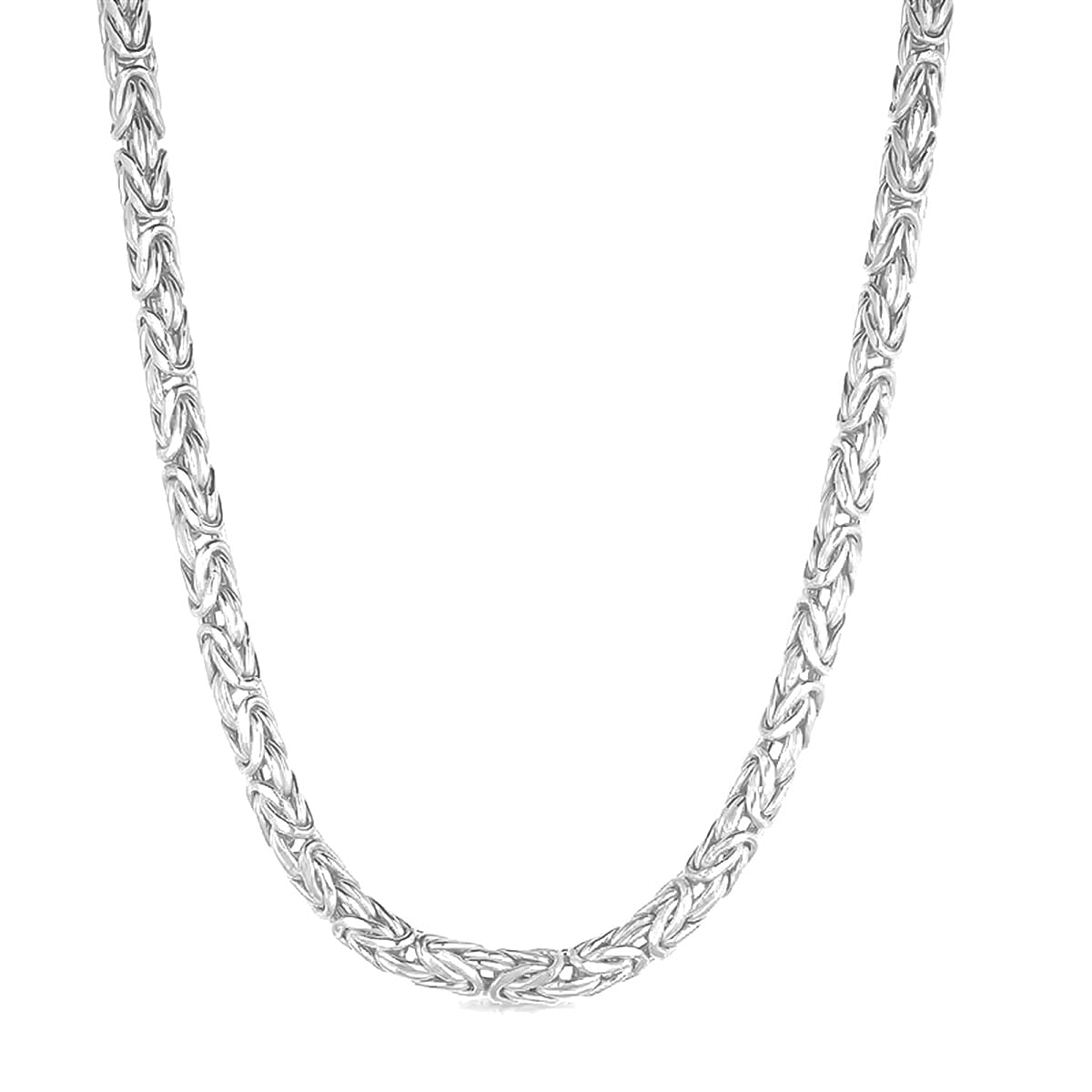 Closeout Deal - Byzantine Necklace (Size - 20) in Sterling Silver 8057962 0