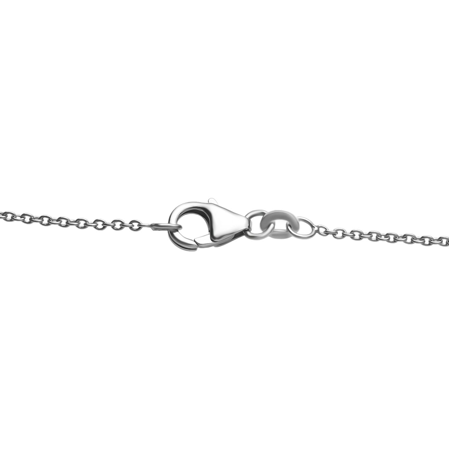 42 Ct. Premium Tanzanite Necklace in Rhodium Overlay Sterling Silver 24 Inch V32531586 5