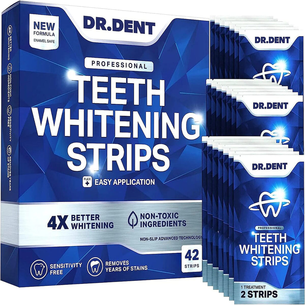 DR.DENT Professional Teeth Whitening Strips (Pack of 40)