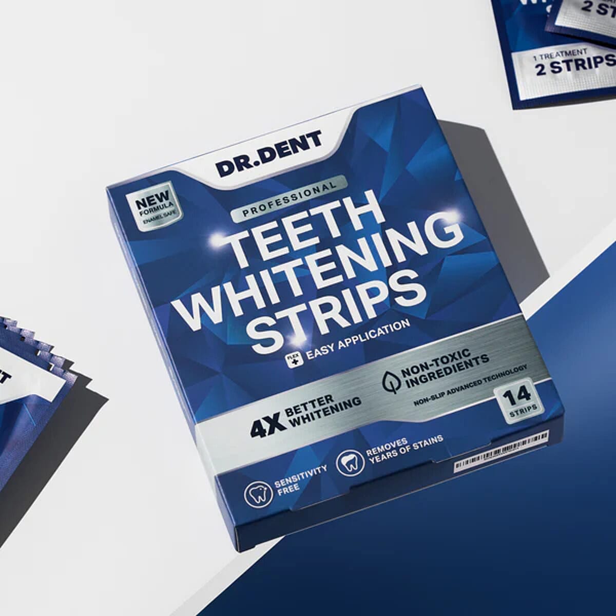 Dr. Dent Teeth Whitening Strips â€“ 40 Pack | Safe, Enamel-Friendly, Results in 7 Days 8060151 4