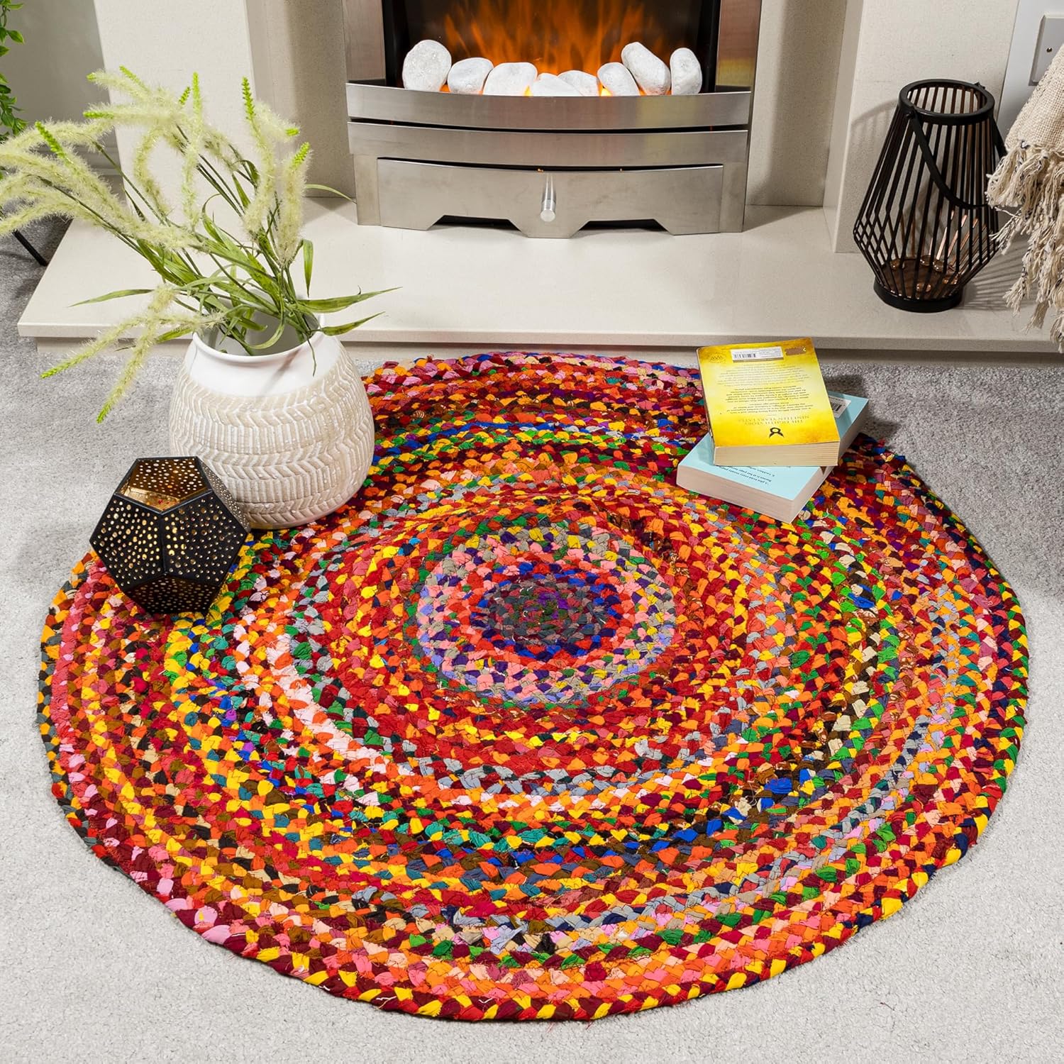 IW Cotton Rug and Door Mat (Size 1x150 cm) - Multi Color 8060842 0