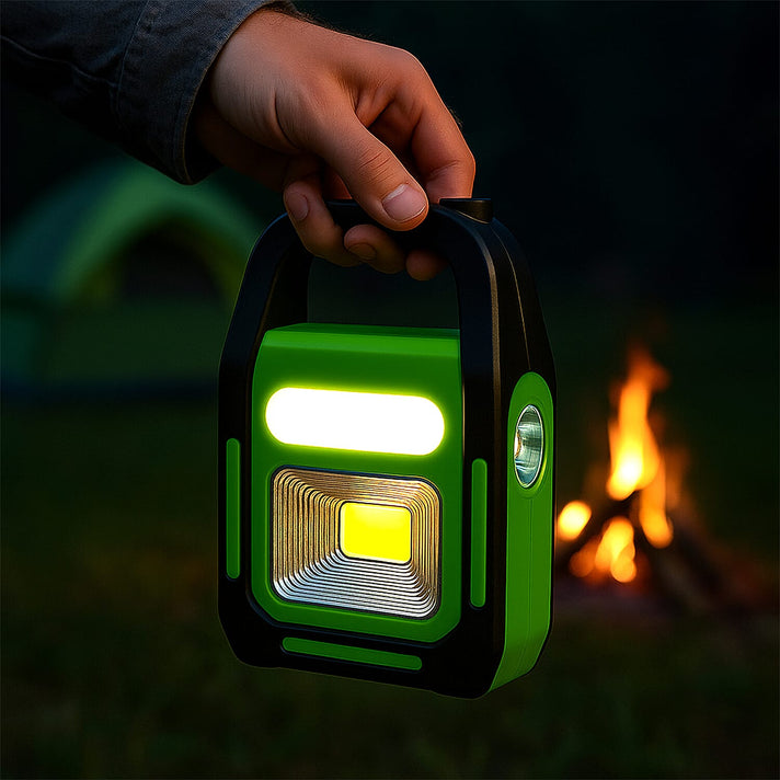 Hurry Bolt Solar Emergency Light with 1200MAH Lithium Battery Included - Green 8060865 2