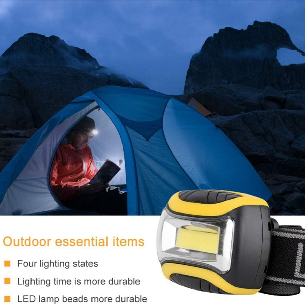 COB headlight with 3 light modes V32603450 1