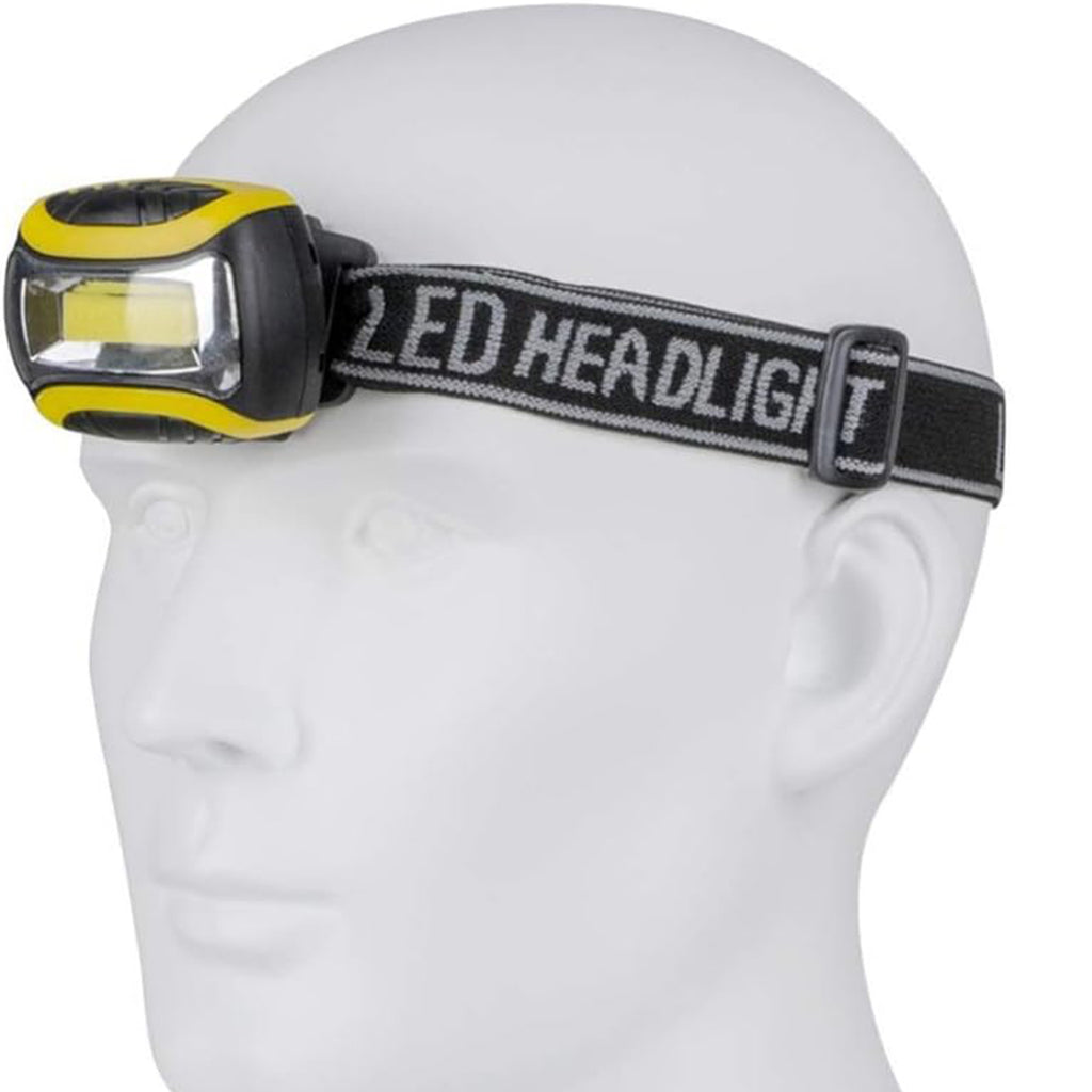 COB Headlight with 3 Light Modes and Adjustable High/Low Beam Flash Light - Yellow_8060871_2