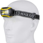 COB Headlight with 3 Light Modes and Adjustable High/Low Beam Flash Light - Yellow_8060871_2