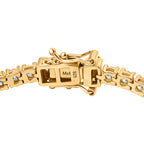 D'Joy - Moissanite Tennis Bracelet (Size 7) with GB Lock Box in 18K Vermeil Yellow Gold Plated Sterling Silver 5.00 Ct._8061361_3