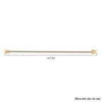 D'Joy - Moissanite Tennis Bracelet (Size 7) with GB Lock Box in 18K Vermeil Yellow Gold Plated Sterling Silver 5.00 Ct._8061361_4