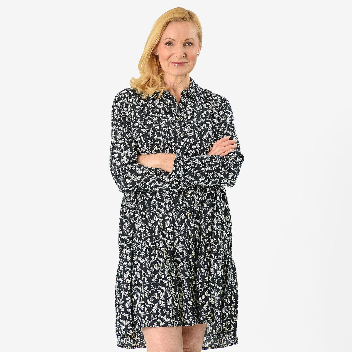Floral Printed Tunic Top V32699710 0