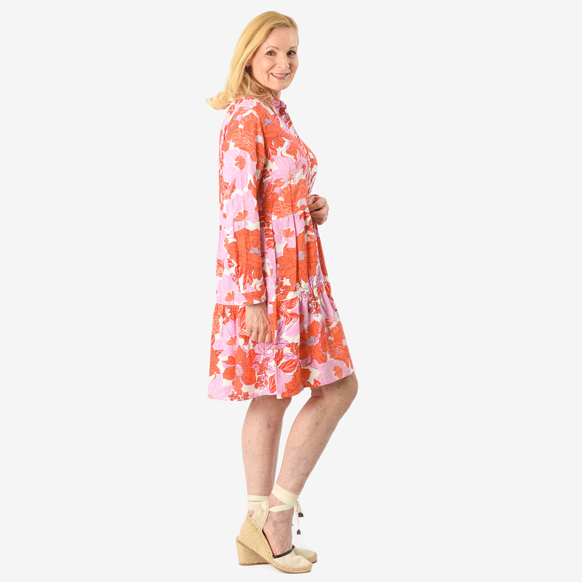 Floral Printed Tunic Top V32619897 3