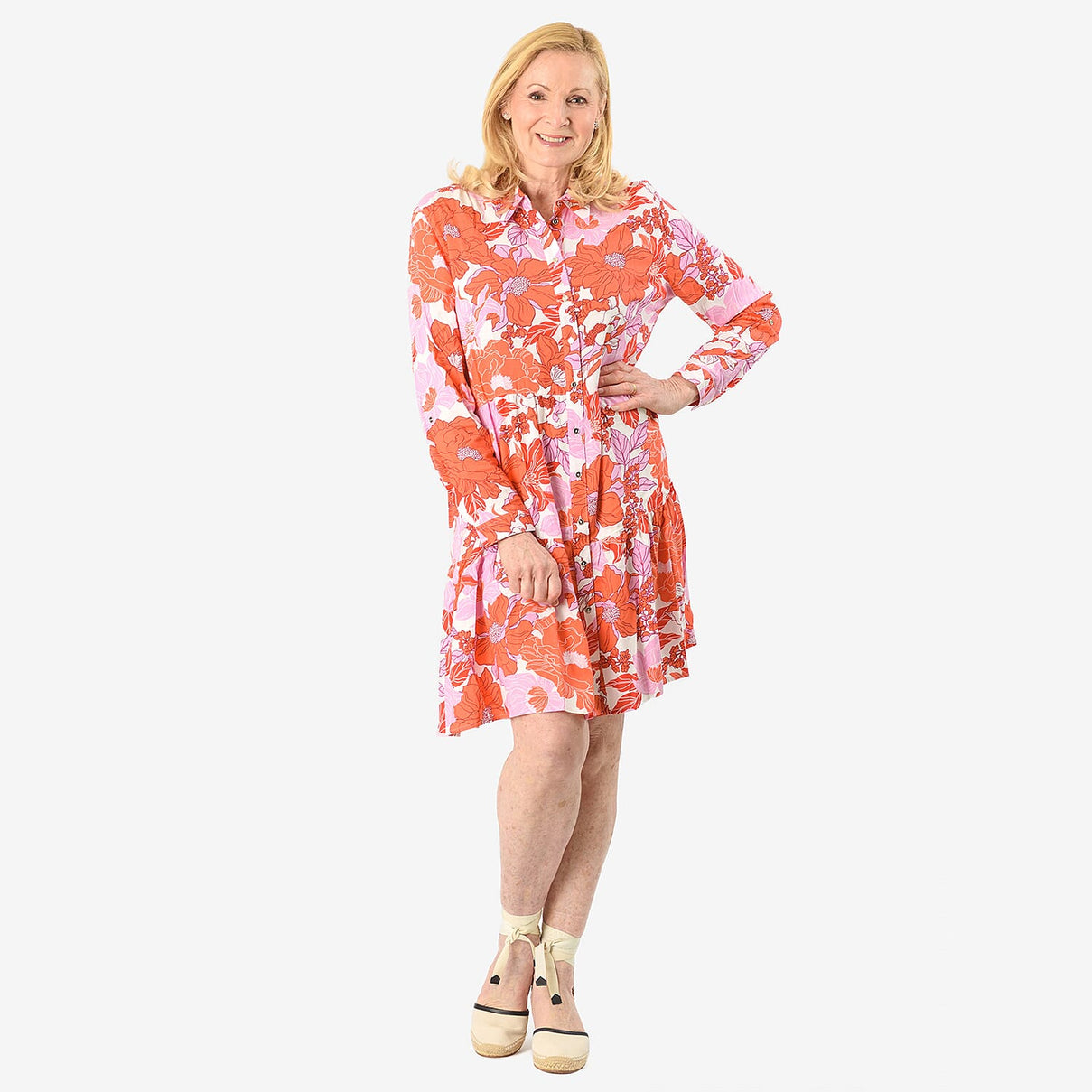 Floral Printed Tunic Top V32527064 1