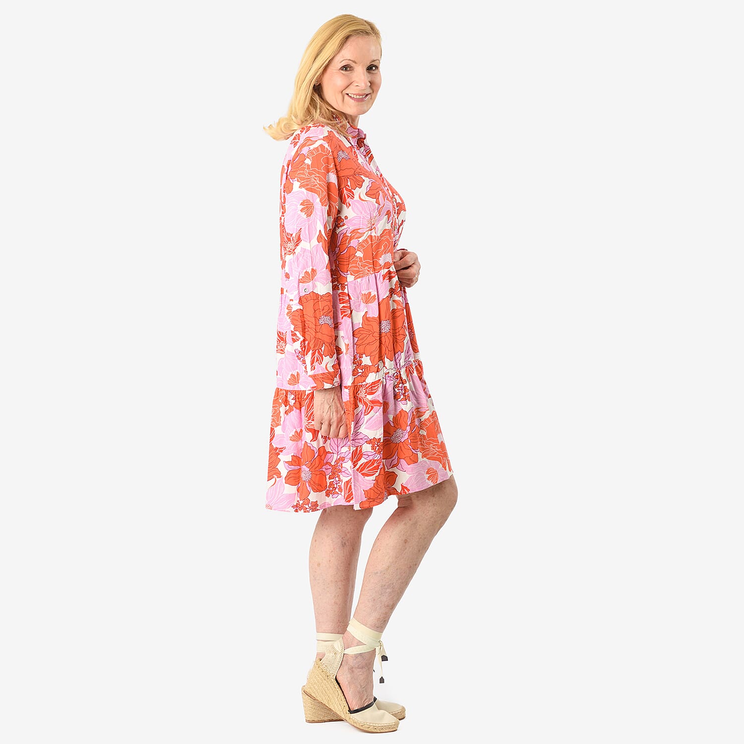 Floral Printed Tunic Top V32527064 3