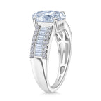 Luxuriant Diamond 950 Platinum IGI Certified Lab Grown Diamond (VS-1/F) Solitaire Diamond Oval Ring 2.32 Ct._8062020_3