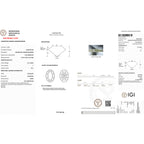Luxuriant Diamond 950 Platinum IGI Certified Lab Grown Diamond (VS-1/F) Solitaire Diamond Oval Ring 2.32 Ct._8062020_6