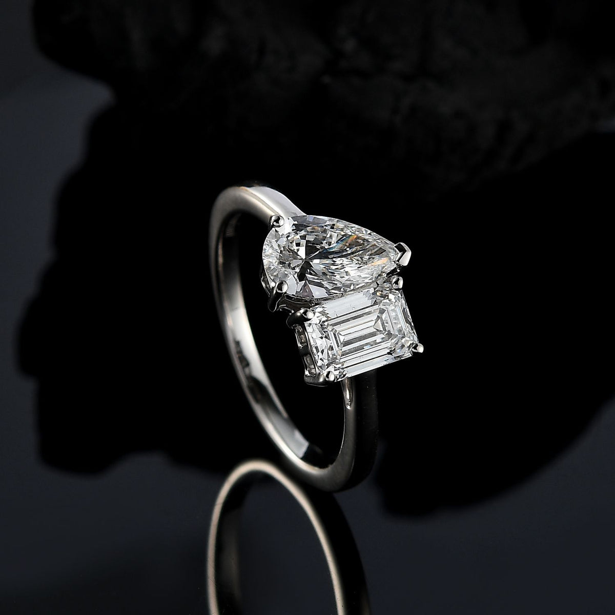 THE TOI ET MOI LUXURIANT 2 Ct. Lab Grown Diamond Ring in 950 Platinum, IGI Certified 8062095 2