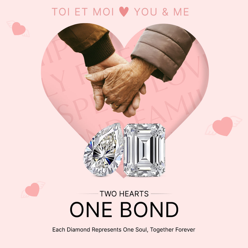 Designer Inspired - THE TOI ET MOI Luxuriant Diamond 950 Platinum IGI Certified (VS-E/F) Lab Grown Diamond Ring 2.00 Ct._8062095_2