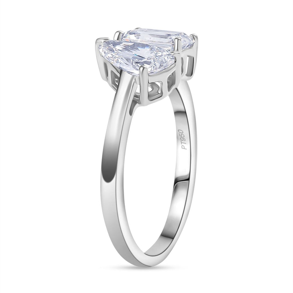 Designer Inspired - THE TOI ET MOI Luxuriant Diamond 950 Platinum IGI Certified (VS-E/F) Lab Grown Diamond Ring 2.00 Ct._8062095_3