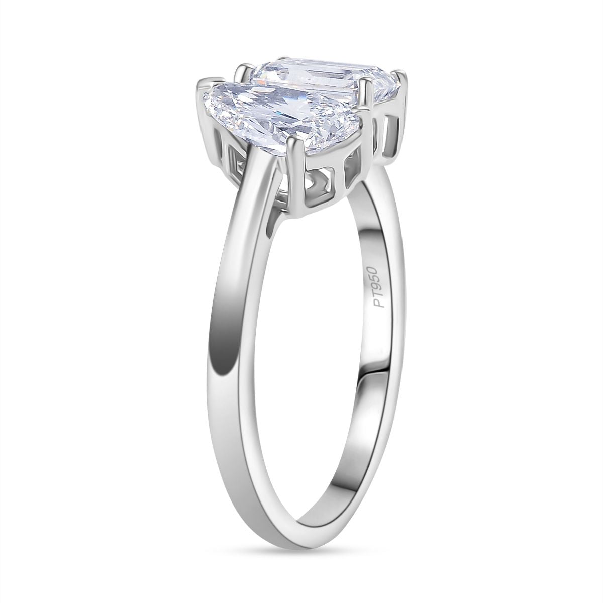 THE TOI ET MOI LUXURIANT 2 Ct. Lab Grown Diamond Ring in 950 Platinum, IGI Certified 8062095 4