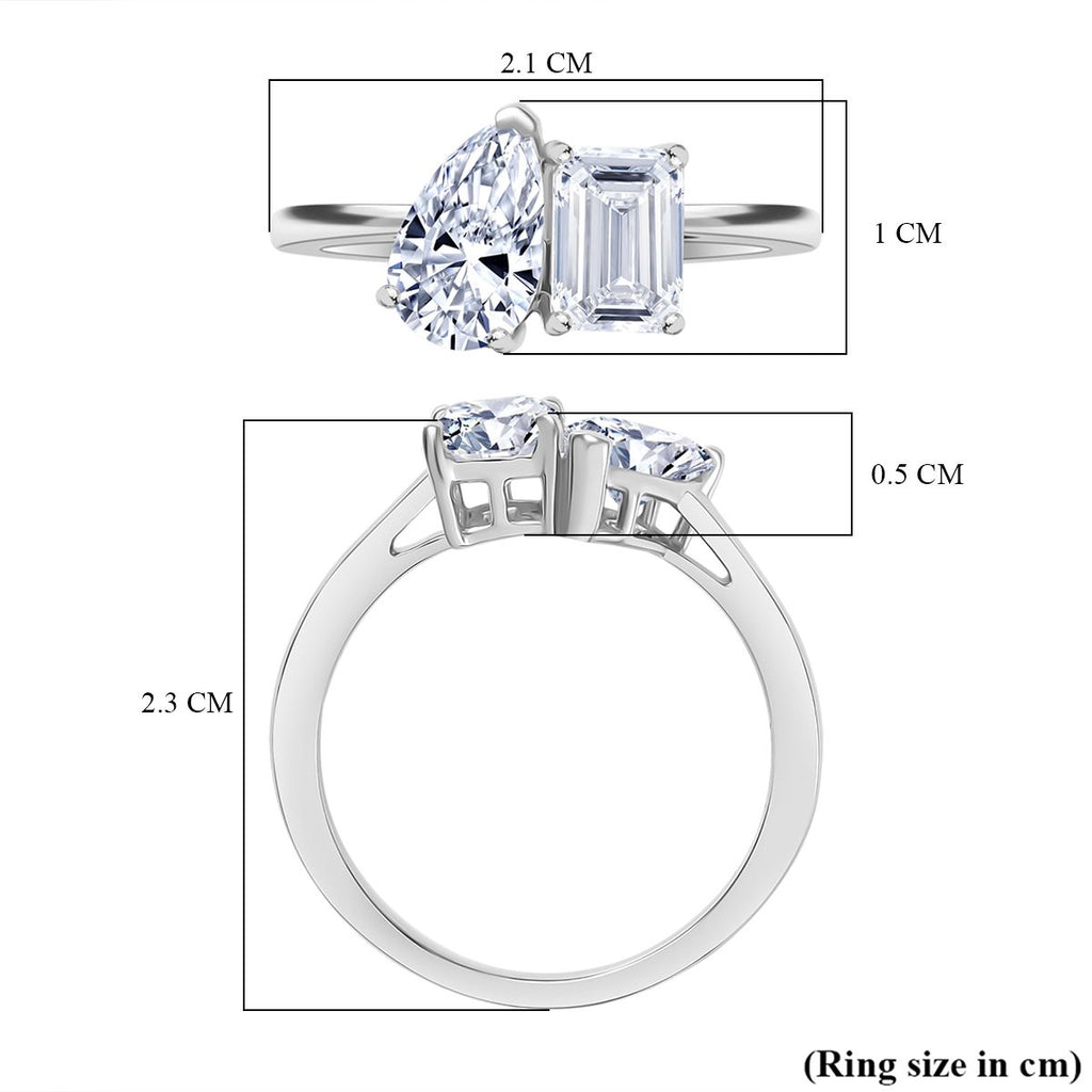Designer Inspired - THE TOI ET MOI Luxuriant Diamond 950 Platinum IGI Certified (VS-E/F) Lab Grown Diamond Ring 2.00 Ct._8062095_5