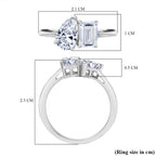 Designer Inspired - THE TOI ET MOI Luxuriant Diamond 950 Platinum IGI Certified (VS-E/F) Lab Grown Diamond Ring 2.00 Ct._8062095_5