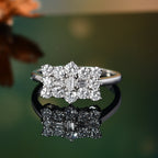 Luxuriant 950 Platinum SGL Certified (VS/EF) Lab Grown Diamond Boat Ring 1.00 Ct, Platinum Wt. 4.41 Gms_8062902_1