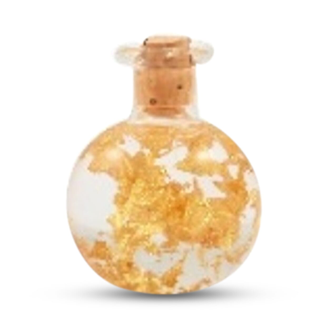 22K GOLD (91.6% Purity) Foil Handmade Fortuna Flakes Bottle 8063308 0