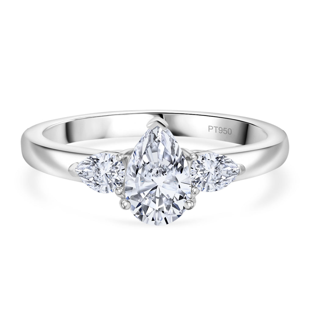 Luxuriant Diamond 950 Platinum VS Lab Grown Diamond GH, VS Ring, Platinum Wt.4.5 Gms  1.010  Ct._8064048