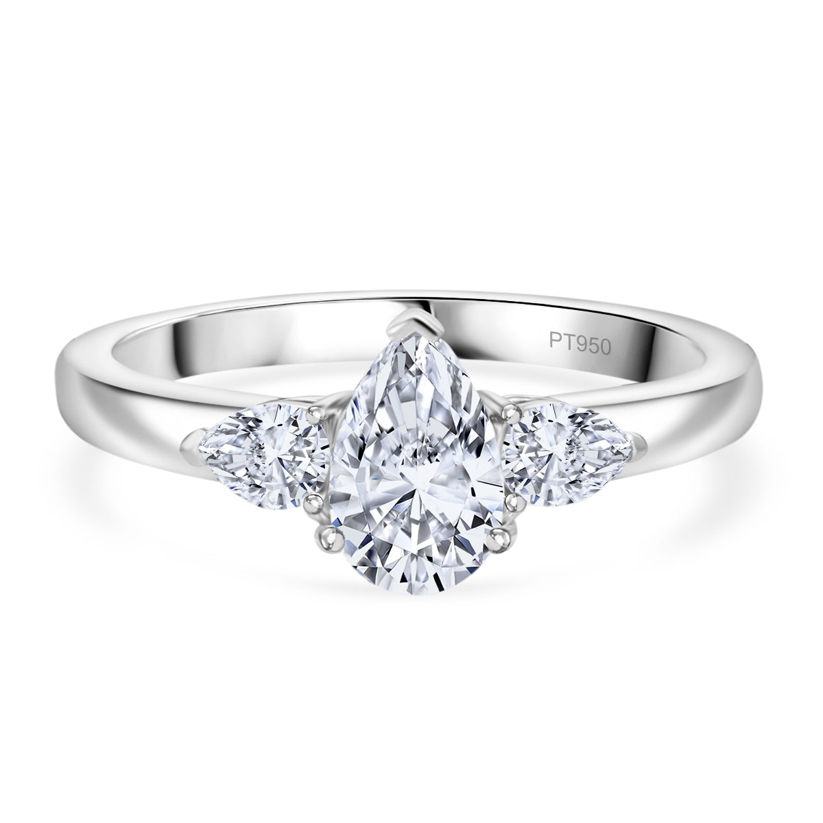 Luxuriant Diamond 950 Platinum VS Lab Grown Diamond GH, VS Ring, Platinum Wt.4.5 Gms  1.010  Ct._8064048