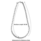 Italian Sterling Silver Necklace  (Size - 20) with Lobster Clasp, Silver Wt. 31.00 Gms_8066218_5